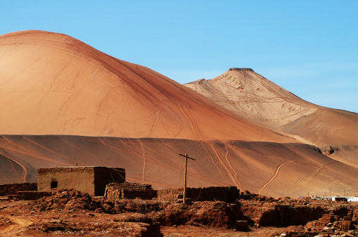 China, Xinjiang, Turfan, Flammende Berge,